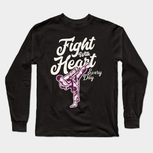 Fight With Heart Long Sleeve T-Shirt